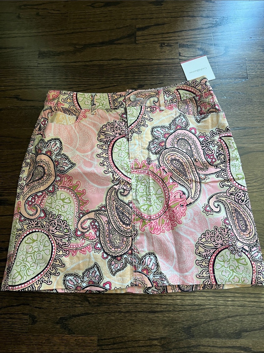 Croft & Barrow Paisley Women's Skort size 10, NWT